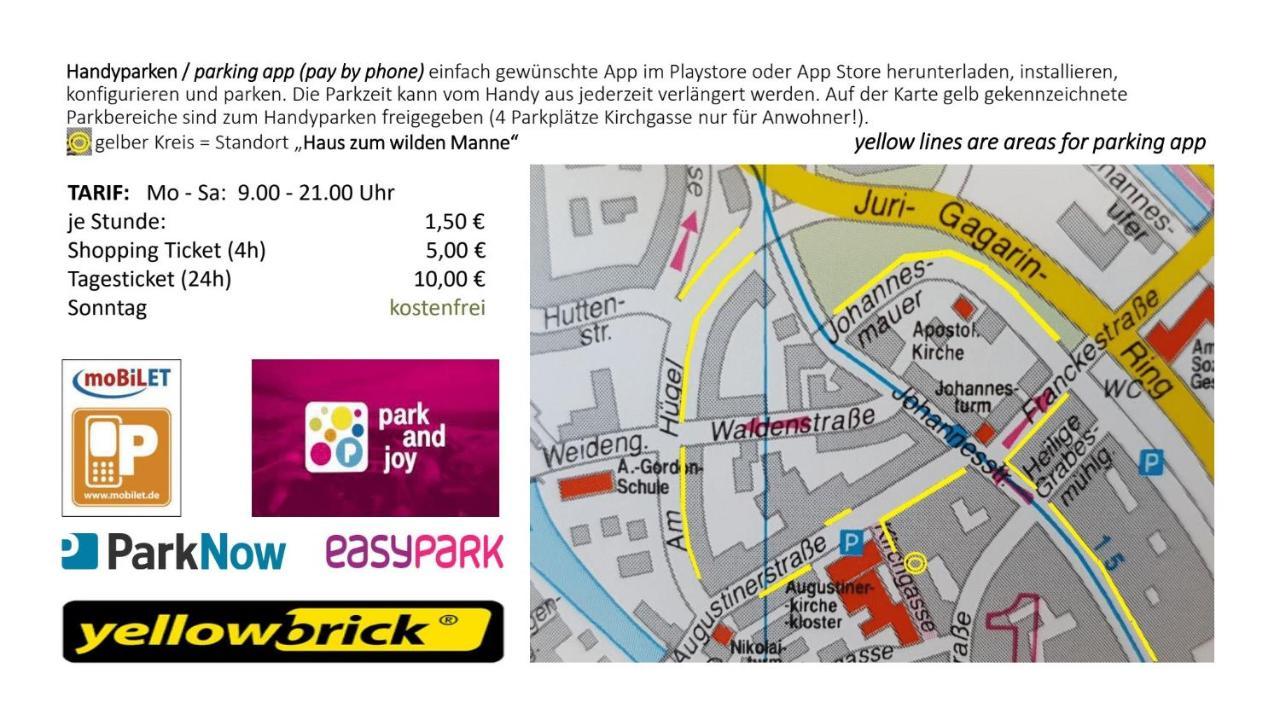 Haus Zum Wilden Manne Villa Erfurt Ngoại thất bức ảnh